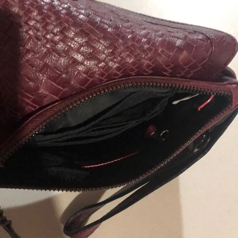 Elliott Lucca Leather  Wristlet